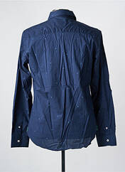 Chemise manches longues bleu GANESH pour homme seconde vue