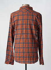 Chemise manches longues marron DSTREZZED pour homme seconde vue