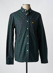 Chemise manches longues vert LYLE & SCOTT pour homme seconde vue
