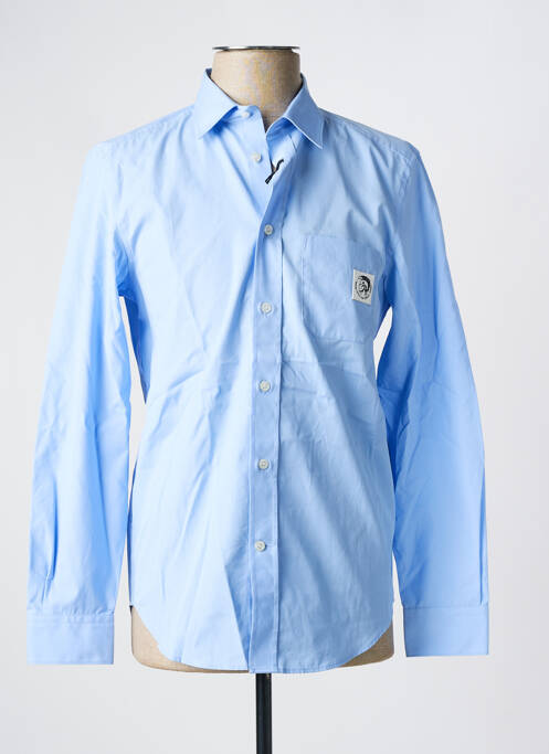 Chemise manches longues bleu DIESEL pour homme