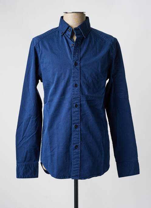 Chemise manches longues bleu G STAR pour homme
