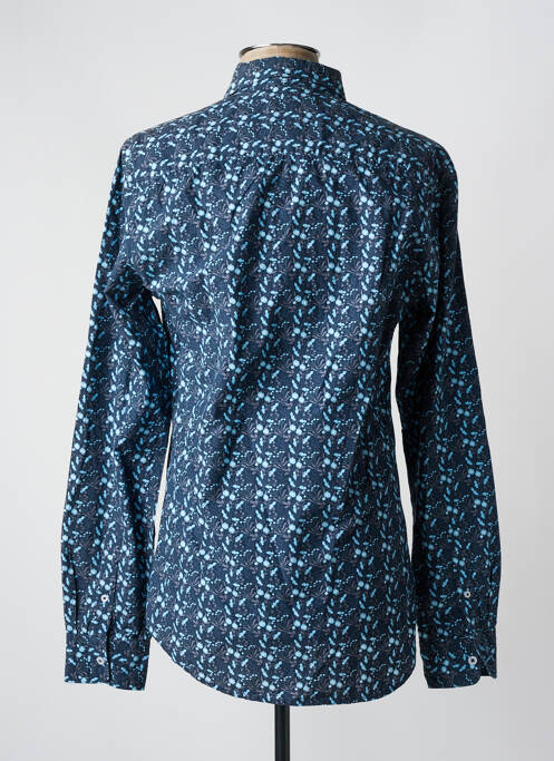 Chemise manches longues bleu GANESH pour homme