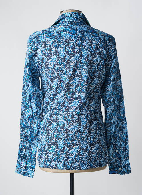 Chemise manches longues bleu GANESH pour homme