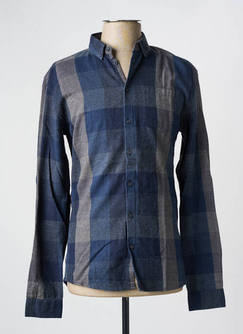Chemise manches longues bleu MINIMUM pour homme
