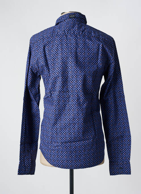 Chemise manches longues bleu SCOTCH & SODA pour homme