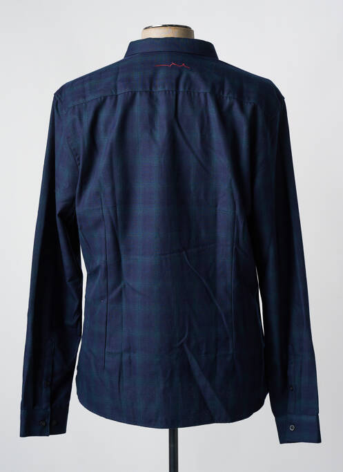 Chemise manches longues bleu TEDDY SMITH pour homme