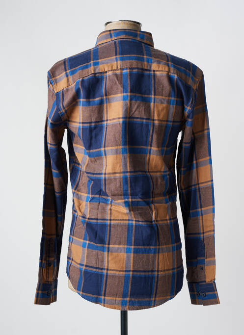 Chemise manches longues marron MINIMUM pour homme