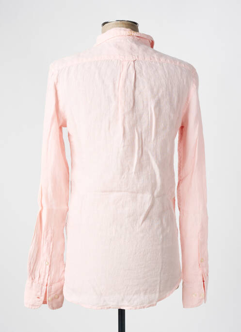 Chemise manches longues rose KNOWLEDGE COTTON APPAREL homme