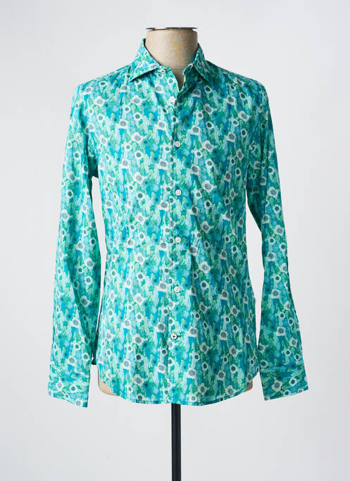 Chemise manches longues vert GANESH pour homme