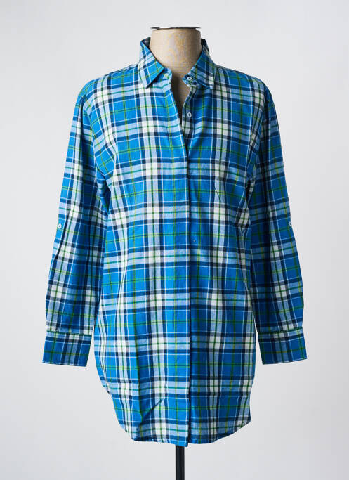 Tunique manches longues bleu LEON & HARPER pour femme