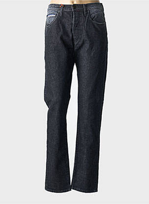 Jeans coupe droite stretch taille normale noir DONOVAN homme