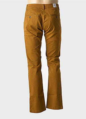 Pantalon chino stretch taille normale marron DONOVAN homme