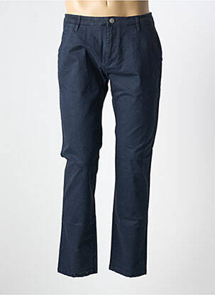 Pantalon chino stretch taille normale bleu RECYCLED ART WORLD homme