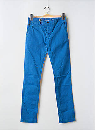 Pantalon chino stretch taille normale bleu DONOVAN homme