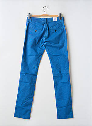 Pantalon chino stretch taille normale bleu DONOVAN homme