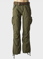 Pantalon cargo vert SCHOTT pour homme seconde vue