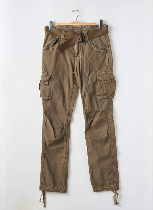 Pantalon cargo vert SCHOTT pour homme