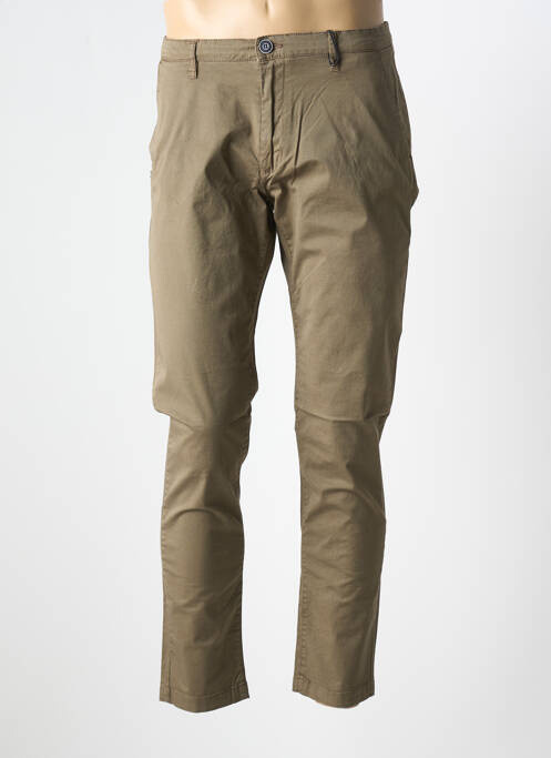 Pantalon chino vert RECYCLED ART WORLD pour homme