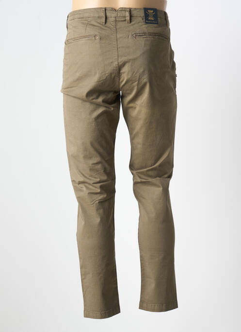 Pantalon chino vert RECYCLED ART WORLD pour homme