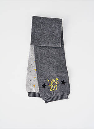 Echarpe broderie gris IKKS garçon