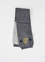 Echarpe broderie gris IKKS garcon