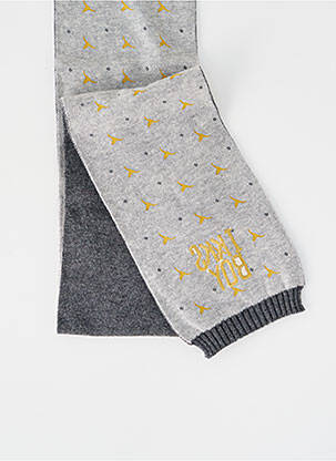 Echarpe broderie gris IKKS garçon
