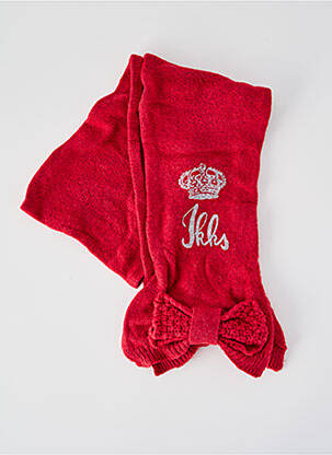 Echarpe broderie rouge IKKS fille