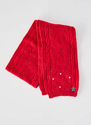Echarpe maille fine rouge IKKS fille