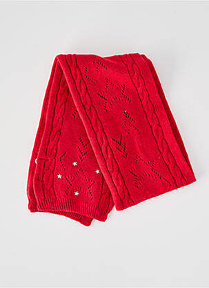Echarpe maille fine rouge IKKS fille
