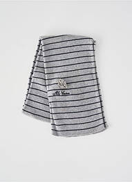 Echarpe broderie gris IKKS fille