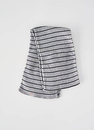 Echarpe broderie gris IKKS fille