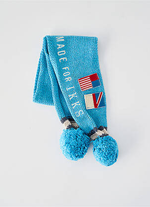 Echarpe broderie bleu IKKS garcon
