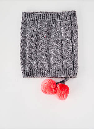 Col / tour de cou stretch gris IKKS fille
