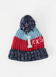 Bonnet imprimé fantaisie bleu IKKS garcon