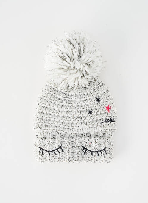 Bonnet doublure blanc IKKS fille