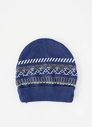Bonnet imprimé fantaisie bleu IKKS garçon