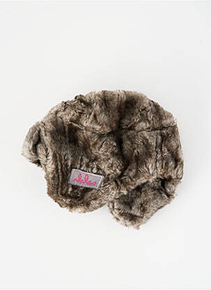 Bonnet forme chapka gris IKKS fille