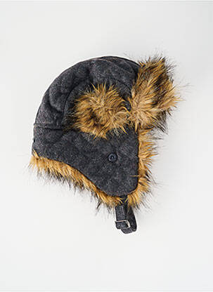Bonnet forme chapka gris IKKS garçon