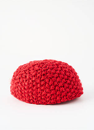 Bonnet empiècements rouge IKKS fille