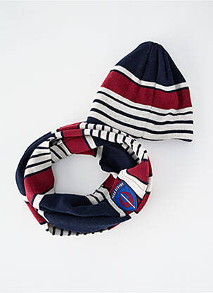 Bonnet doublure bleu IKKS garçon