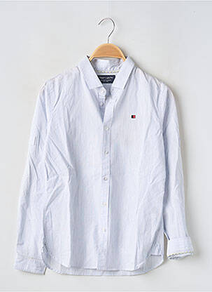 Chemise manches longues coupe droite bleu TEDDY SMITH garçon