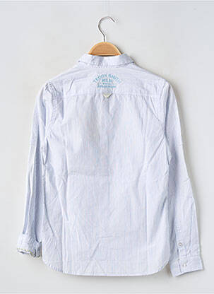 Chemise manches longues coupe droite bleu TEDDY SMITH garçon