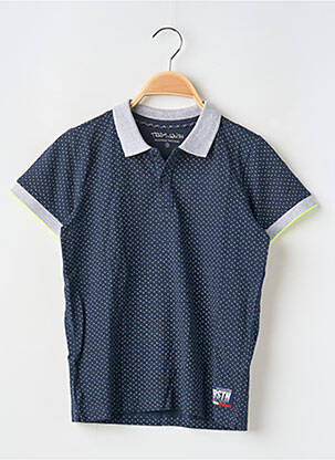 Polo coupe droite manches courtes bleu TEDDY SMITH garcon