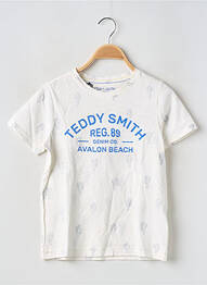 T-shirt coupe droite manches courtes blanc TEDDY SMITH garcon