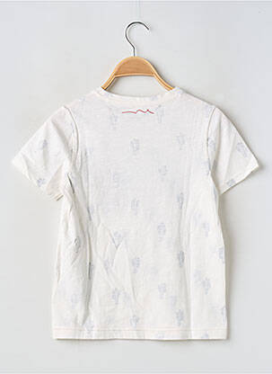 T-shirt imprimé fantaisie manches courtes blanc TEDDY SMITH garçon