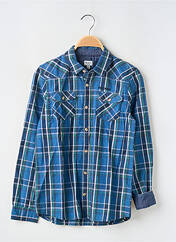 Chemise manches longues bleu PEPE JEANS pour garçon seconde vue