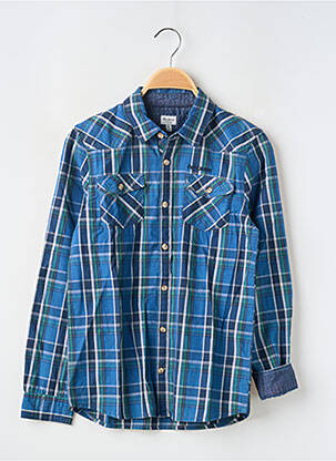 Chemise manches longues bleu PEPE JEANS garçon