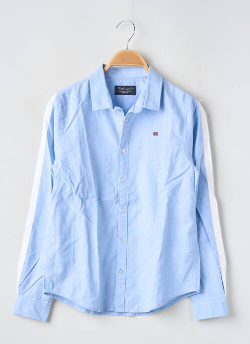 Chemise manches longues bleu TEDDY SMITH pour garçon