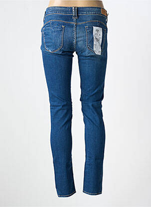Jeans skinny stretch taille basse bleu LE TEMPS DES CERISES femme