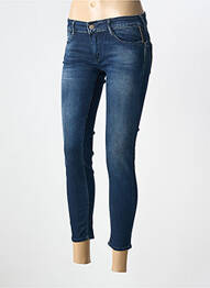 Jeans skinny stretch taille basse bleu LE TEMPS DES CERISES femme
